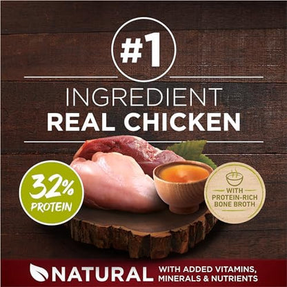 Purina ONE True Instinct High Protein Dog Food, Chicken & Duck, 27.5 lb Bag
