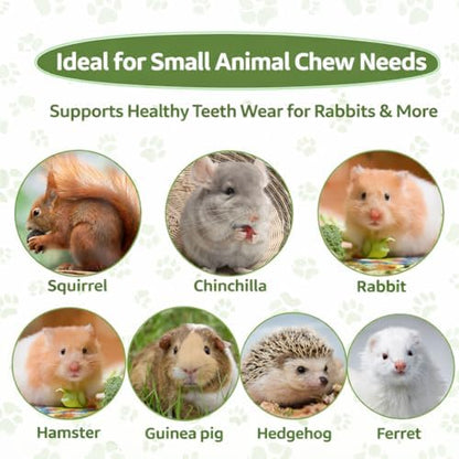 Sukh 320g Sweet Bamboo Chew Sticks - Natural Rabbit & Chinchilla Chew Toys
