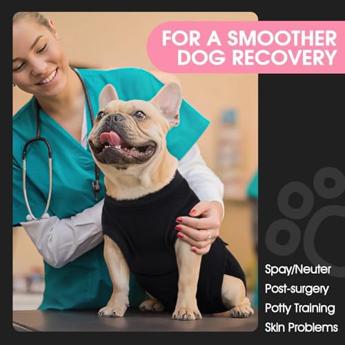 FUAMEY Dog Recovery Suit Male,Dogs Surgery Neuter Suits Puppy Spay Shirts