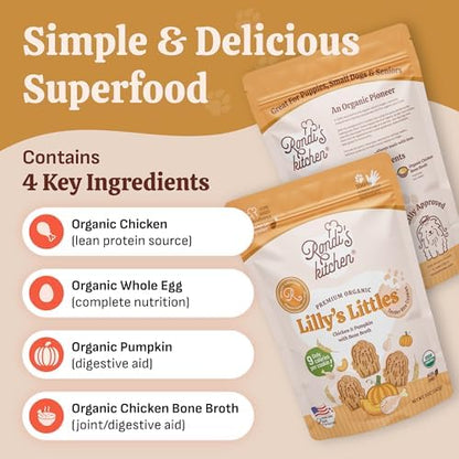 Lilly's Littles Soft Dog Treats, Chicken & Pumpkin