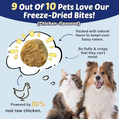 ZEBORA Omega 3 Salmon Fish Oil for Dogs Skin and Coat, 180 Chicken Chews