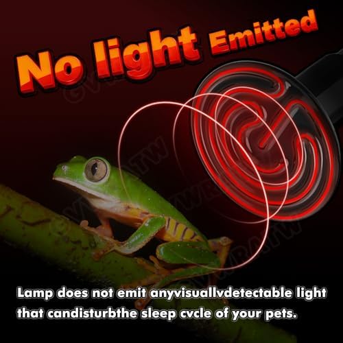 Ceramic Heat Emitter, Reptile Heat Bulbs (2 Pack-0.25 inch-75mm) - Versatile Warming Bulbs for herptiles, Birds, and Household Pets. (150 Watts)