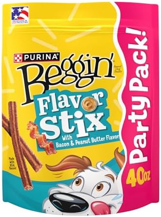 Purina Beggin' Flavor Stix Dog Treats, 40 oz Pouch