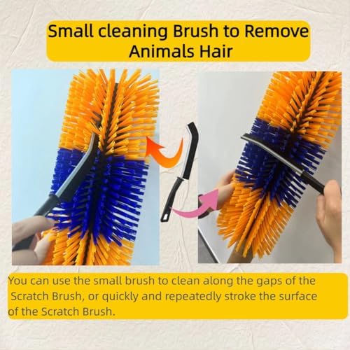 Livestock Scratching Brush Goat Donkey Cow Horse Cattle Itch Scratcher Post