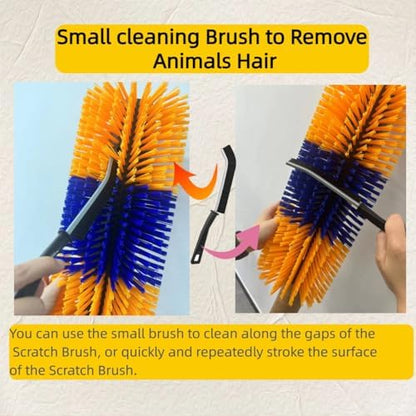 Livestock Scratching Brush Goat Donkey Cow Horse Cattle Itch Scratcher Post