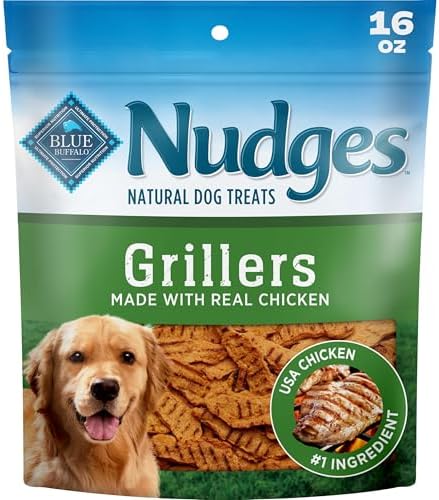 Blue Buffalo Nudges Grillers Chicken Dog Treats, 16 oz