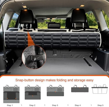 SUV Cargo Liner for Dogs, Waterproof Dog Trunk Cover with Bumper Flap