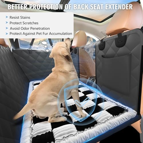 Dog Bed for Car Back Seat, Non-Slip Backseat Pet Mat Standard