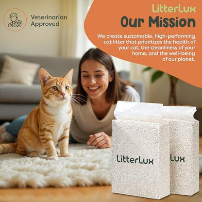 Tofu Cat Litter, Clumping, Ultra Absorbent, Flushable,100% Natural Ingredients, Soluble, Neutralizes Odor, Dust-Free, 11lb