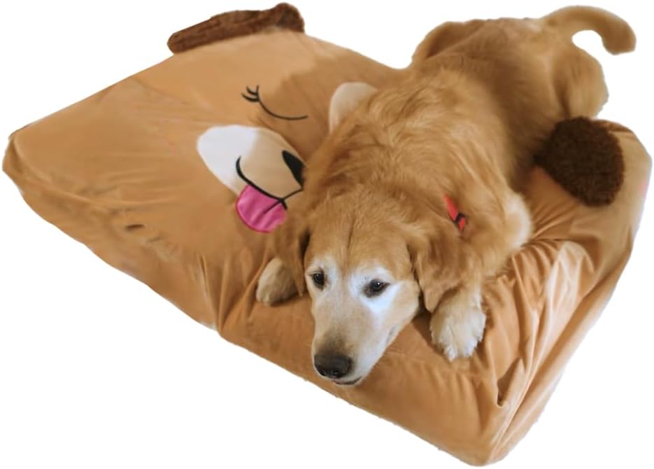 Happy Nappers Biscuit the Dog Pet Bed Slipcover - Medium 30x20 Beige