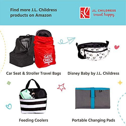 J.L. Childress Universal Side Sling Stroller Organizer & Caddy, Black