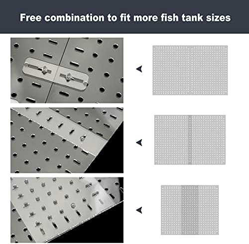 Fish Tank Divider 10/15/20/55 Gallon Clear, Aquarium Divider, Isolation Board with Suction Cups