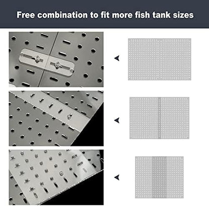 Fish Tank Divider 10/15/20/55 Gallon Clear, Aquarium Divider, Isolation Board with Suction Cups