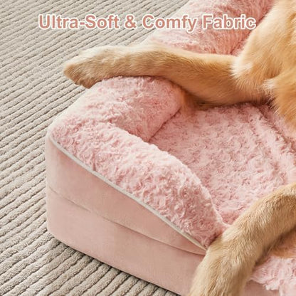 WNPETHOME Orthopedic Washable XL Dog Bed for Senior Dog Cozy Sleep