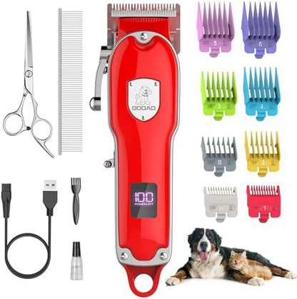 Dog Rechargeable Cordless Clippers for Grooming for Heavy Thick Hair&Coats