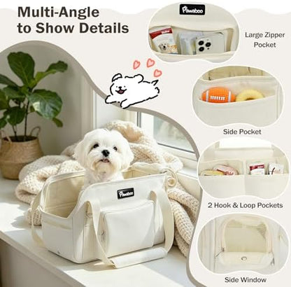 Pawaboo Dog Purse Carrier for Small,Under 9 Lbs