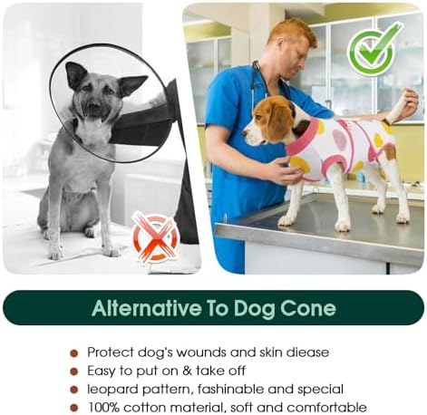 Kuoser Recovery Suit for Dogs After Surgery, Female Dog Onesie for Surgery