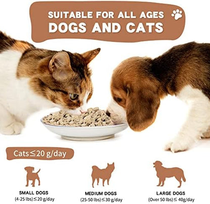 Freeze Dried Cat & Dog Treats, Healthy Duck Cube Weight Control 4.6 Ounce