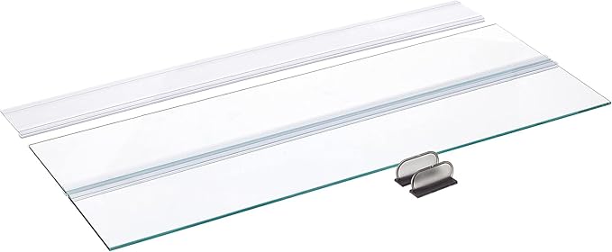 H2Pro 16″ Glass Canopy 5.5 Gallon Aquarium Fish Tank (15.28 x 7.56 x 0.16in)