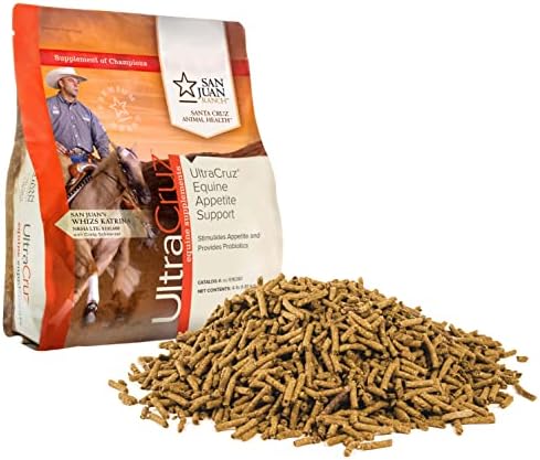 UltraCruz Equine Appetite Booster Supplement for Horses, 4 lb, Pellet (32 Day Supply)