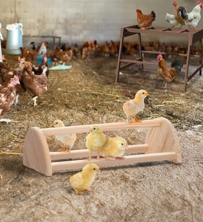 PETSFIT Baby Chick Roosting Bar, Anti-Rotation, Solid Wood, for Brooder