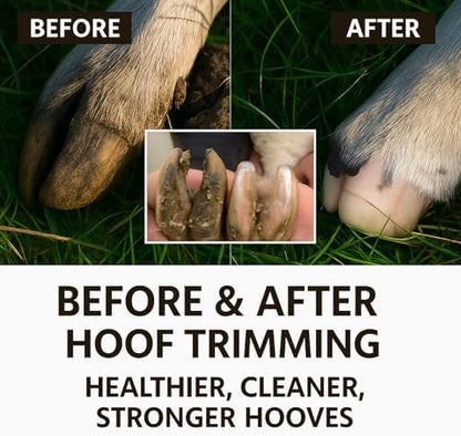 Goat Hoof Trimmers and Farrier Shears – Versatile Hoof, Wire, and Pipe Cutting Tool for Livestock – Silver (Silver-Red 2pack)