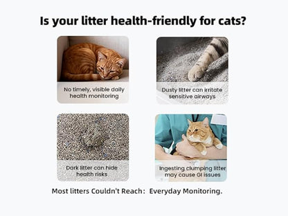 Simply Check Cat Urine PH Test Tofu Litter,11.4LBS(5.7lb x2pack) Color Changing pH Indicator, at Home Feline Urine Test Strips,Less Tracking,Cat Urinary&Bladder Health Monitor,UTI Test Strips