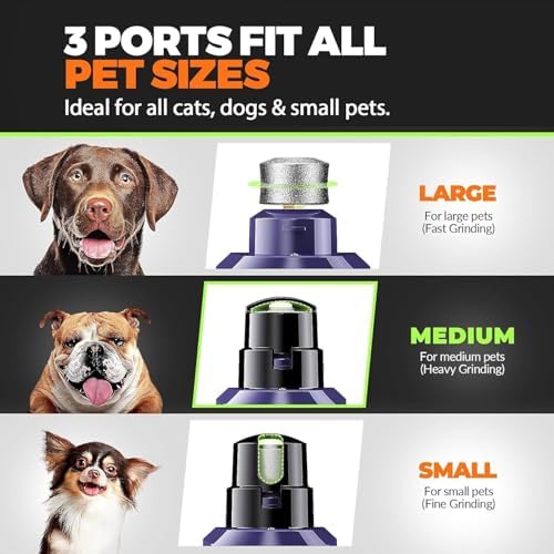Whisper Quiet Dog Nail Grinder Safe & Stress-Free for Sensitive Dogs Cats