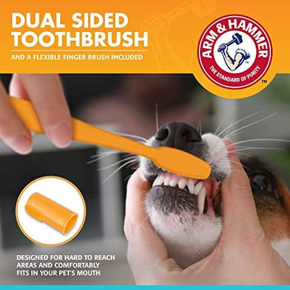 Arm & Hammer Enzymatic Dog Dental Care Kit, Chicken Flavor, 2.5 Oz, 48-Pack