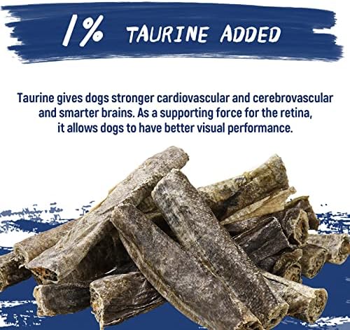 PAWUP Dog Treats, Cod Skins Dog Treat with Taurine, One-Ingredient Grain-Free Chew Fish Skin Rolls Rich in Omega3, 8 oz (4-6 Count)