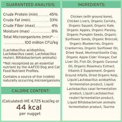 Primal Freeze Dried Raw Dog Food Nuggets, Chicken, 14 oz (2 Pack)