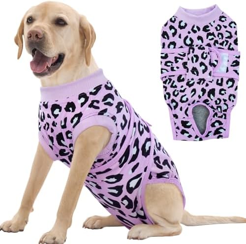 FUAMEY Dog Recovery Suit, Soft Surgical Suit for Dogs Onesie for Surgery