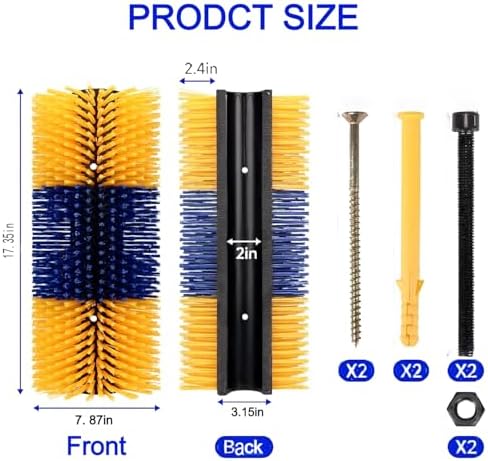 Livestock Scratching Brush Goat Donkey Cow Horse Cattle Itch Scratcher Post