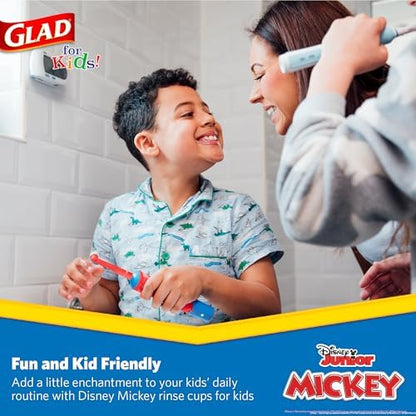 Glad Disney Mickey and Friends Disposable Paper Cups, 3 Oz, 20 Ct, 2-Pk
