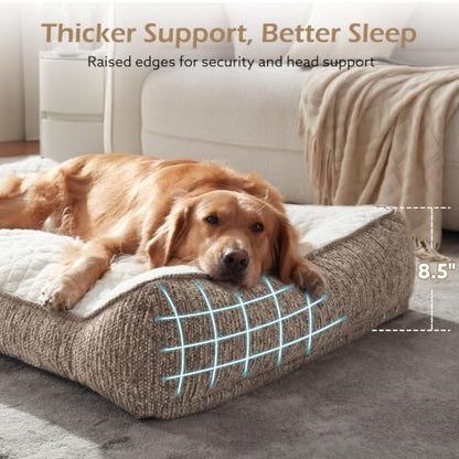 JOEJOY XL Orthopedic Dog Beds Large Size Dog, Extra Thick Big Dog Couch Bed