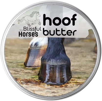 The Blissful Horses Hoof Butter All Natural Support for Your Horse's Hooves, 4-Ounce