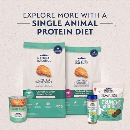 Natural Balance Limited Ingredient, Chicken & Sweet Potato, 12 lb