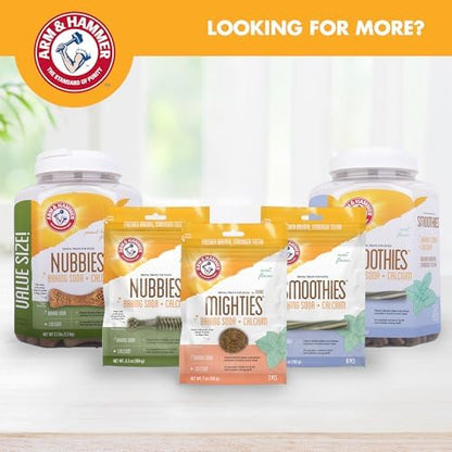 Arm & Hammer Smoothies Dental Dog Chews, Mint Blueberry Mix, 8 Ct