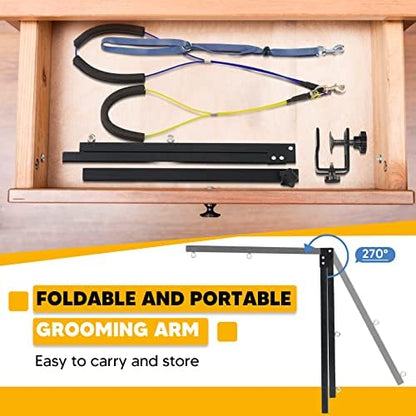 Adjustable Dog Grooming Arms for Small Medium Dogs