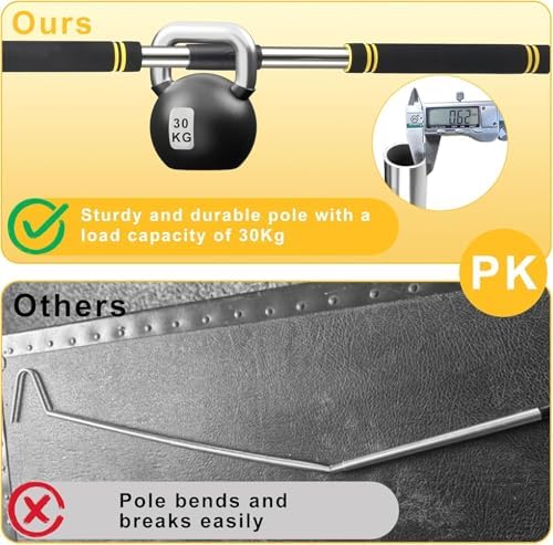 Snake Hook, Stainless Steel Snake Hook and Reptile for Controlling, Moving,Or Catching Snakes 52"-79"