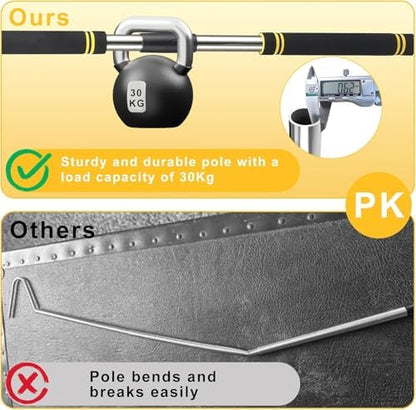 Snake Hook, Stainless Steel Snake Hook and Reptile for Controlling, Moving,Or Catching Snakes 52"-79"