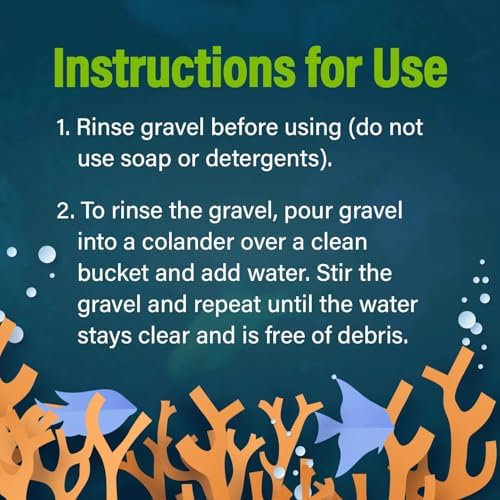 GloFish aquarium Gravel 5 Pounds, White, Complements GloFish Tanks (29022)