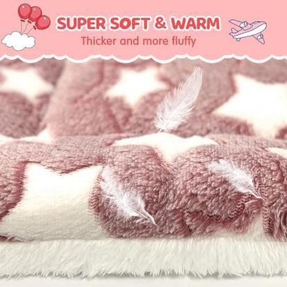 2 Pack Bunny Rabbit Bed - 10 x 13 Inch Upgraded-Thickness Pee Pads Bedding