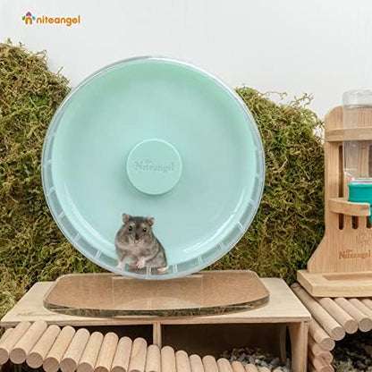 Niteangel Super-Silent Hamster Exercise Wheel: Quiet 8.2 inch Running Wheel