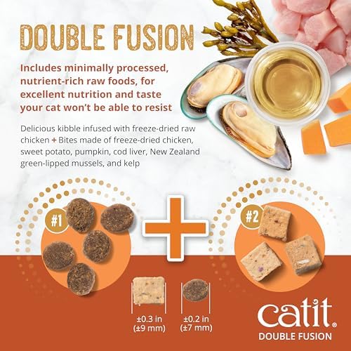 Catit Recipes Double Fusion Adult Cat Food - 4 lb