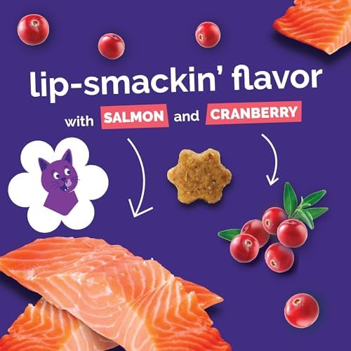 Fruitables Cat Treats - Crunchy - Salmon, Tuna, Chicken - 2.5 Oz (3 Pk)