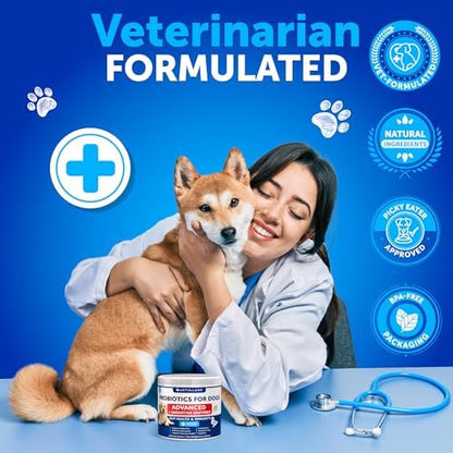 Probiotics for Dogs - 120 Chews - Dog Yeast Probiotic - Dog Probiotics