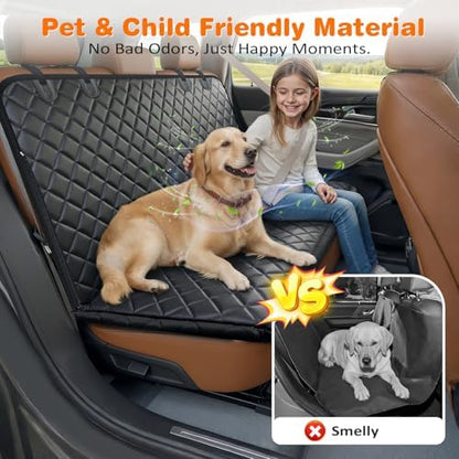 URPOWER 4 in 1 Dog Seat Cover for Full-Size Trucks, Waterproof Hammock