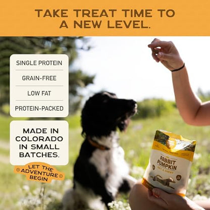 Smart Cookie Healthy Soft Dog Treats - Rabbit & Pumpkin - Grain Free Limited Ingredient Training Treats for Dogs with Sensitive Stomach & Allergies, Natural Novel Protein, Made in the USA (5oz.)