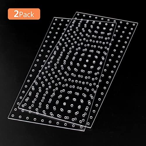 Yes!Fresh Acrylic Aquarium Fish Tank Divider Clear Kit Fit for All Type Aquarium Divider for 10 Gallon Fish Tank and Up to 950 Gallon Tank Divider (Kit B - 2 PCs 5.9"x11.8")